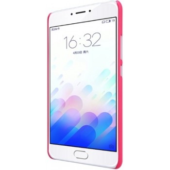 Nillkin f. shield dėklas raudonas + plėvelė (Meizu m3 note telefonui)